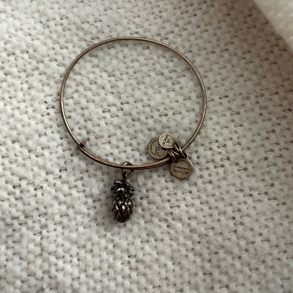 Alex and Ani Pineapple Bangle Bracelet - Picture 3 of 3